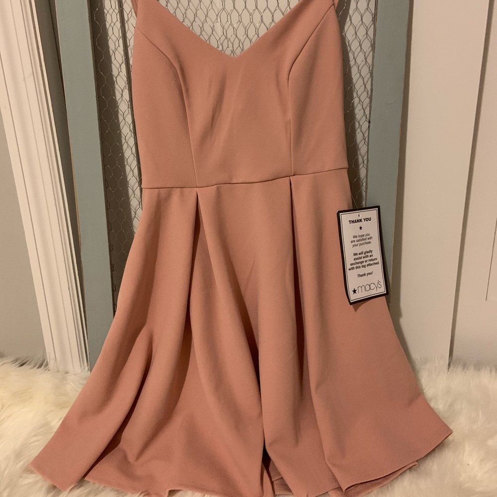 pink graduation dress